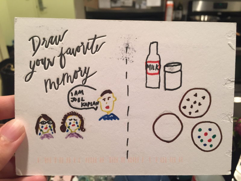Illustration for article titled RSVP Cards: Our Friends' and Families' Favorite Memories of Us